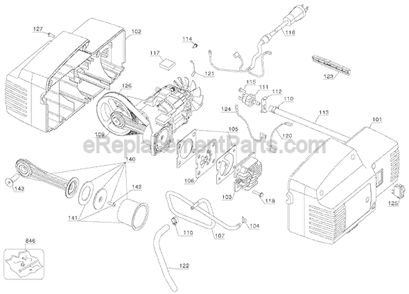 Part Location Diagram of N001066 Porter Cable Air Hose